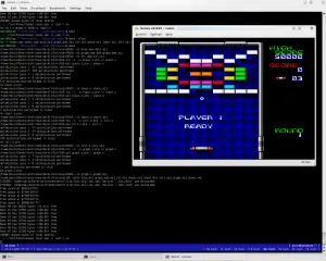 SNES SDK running a demo game